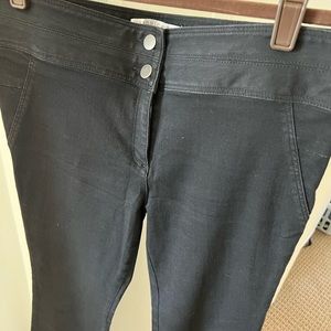 Veronica Beard Black Flare Denim Trouser size 12